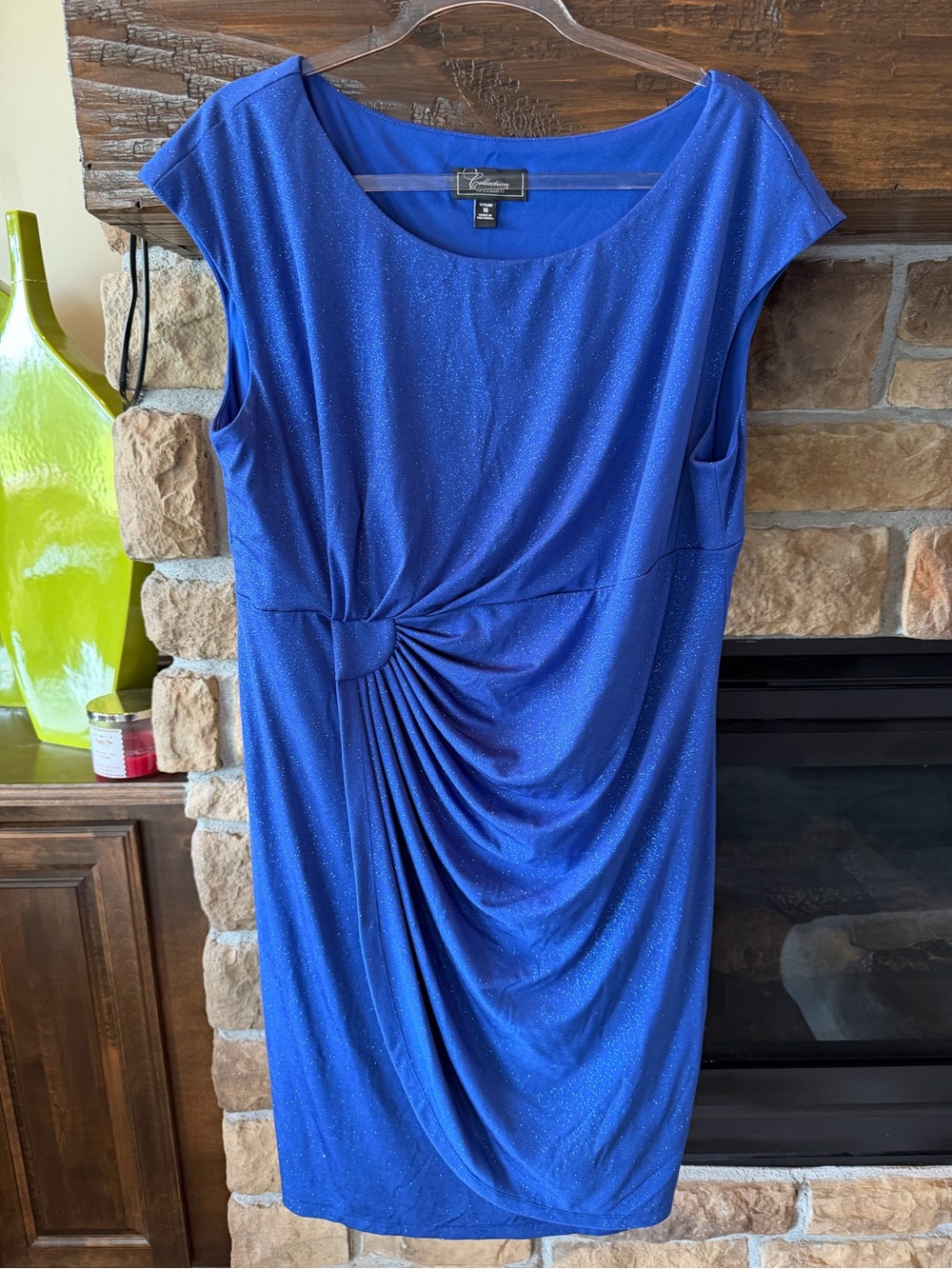 Dress Barn Collection Shimmer Ruched Dress